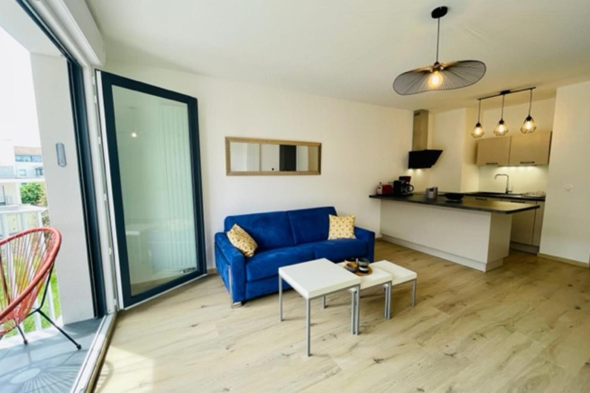 Ferienwohnung Charming New Flat With Balcony La Rochelle  Exterior foto
